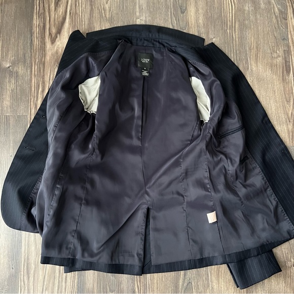 J.Crew Super 120s Wool Pinstripe 2-Button Blazer - Picture 7 of 16